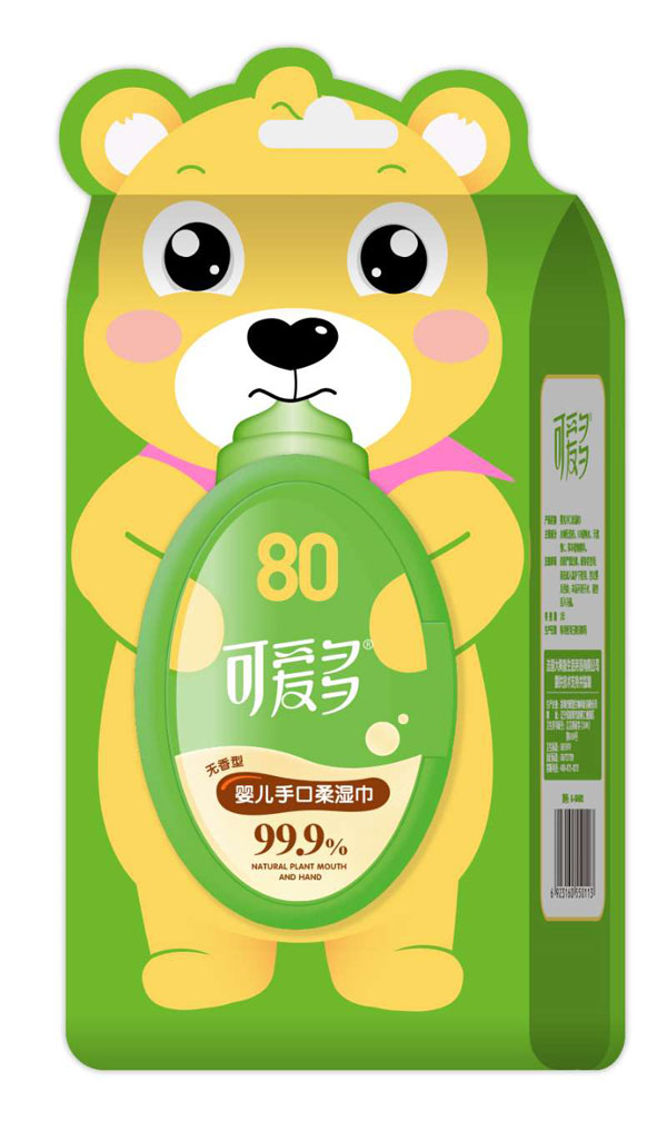 可愛多嬰兒手口柔濕巾無香型