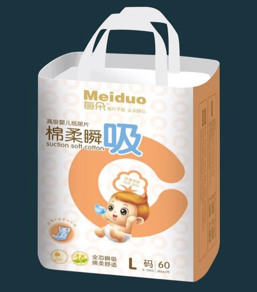 每朵綿柔瞬吸嬰兒紙尿片L碼60片黃