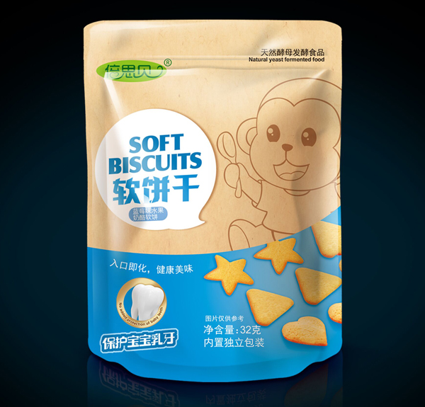 倍思貝藍(lán)莓味水果奶酪軟餅干32克