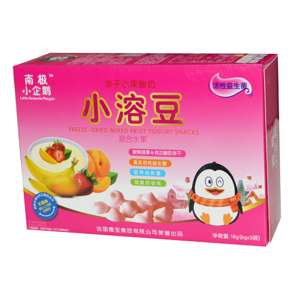 南極小企鵝混合水果小溶豆橫