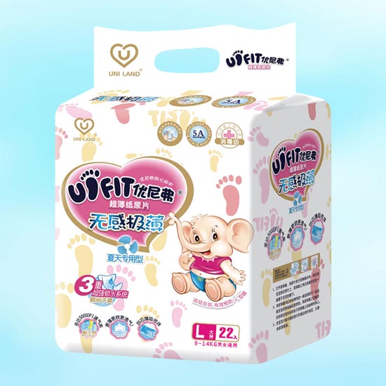 優(yōu)尼弗無(wú)感極薄嬰兒紙尿片L碼22入