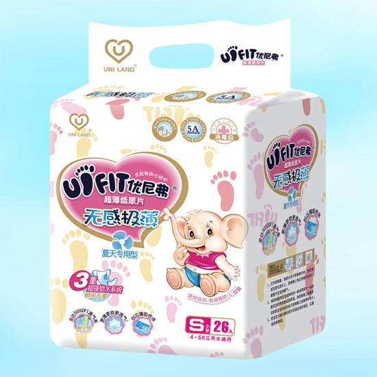 優(yōu)尼弗無(wú)感極薄嬰兒紙尿片S碼26入