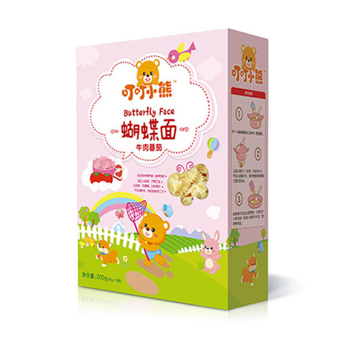 叮叮小熊蝴蝶面-牛肉番茄