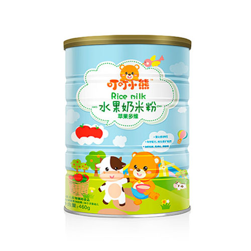 叮叮小熊水果奶米粉罐裝-蘋(píng)果多維