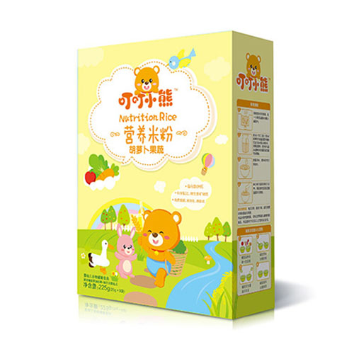 叮叮小熊營養(yǎng)米粉盒裝-胡蘿卜果蔬