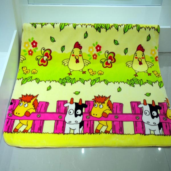 亞奧超柔云毯牧場檸檬黃