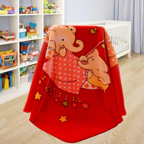 亞奧超柔云毯小象