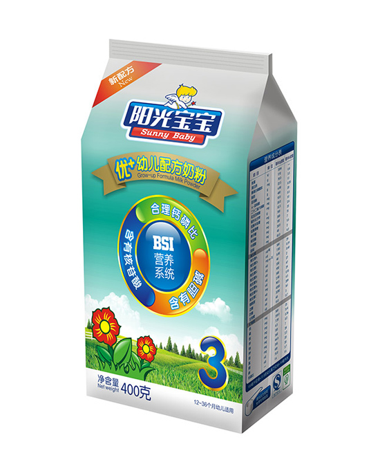 陽(yáng)光寶寶優(yōu)+3段幼兒配方奶粉400克