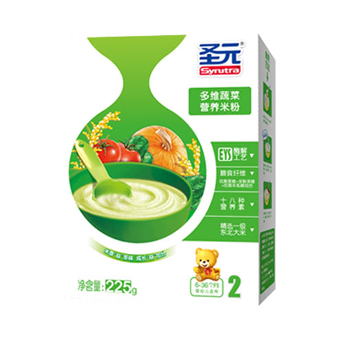 圣元多維蔬菜營(yíng)養(yǎng)米粉2段