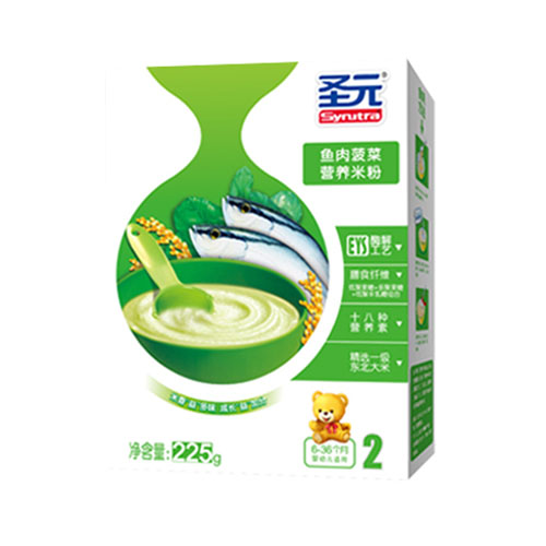 圣元魚(yú)肉菠菜營(yíng)養(yǎng)米粉2段