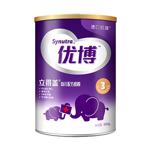 優(yōu)博立得蓋幼兒配方奶粉3段