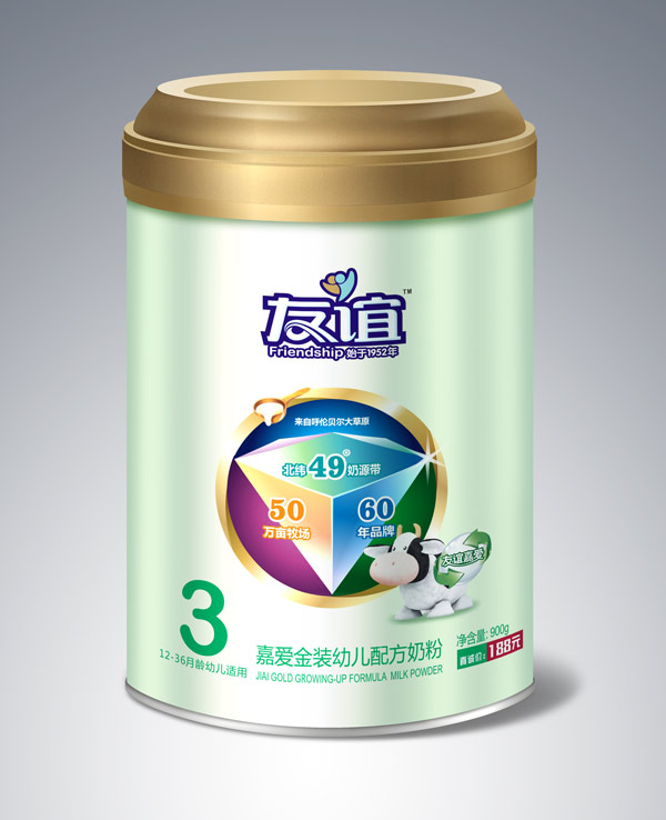 嘉愛金裝幼兒配方奶粉3段