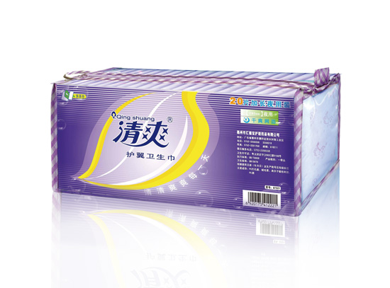 清爽水晶系列—20片290mm加長夜用干爽網面衛(wèi)生巾