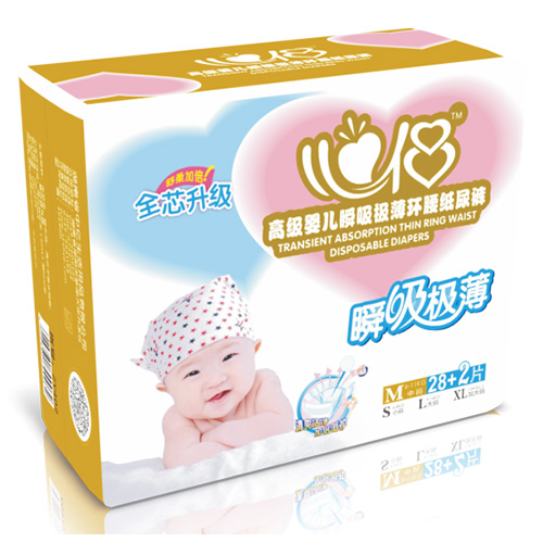 心侶瞬吸極薄紙尿褲M(mǎn)30片