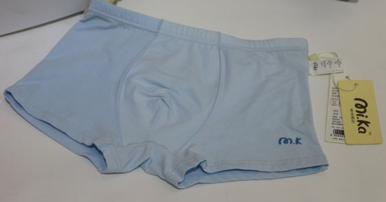 啤啤小魚銀離子男童抗菌內(nèi)褲藍(lán)色加長(zhǎng)型