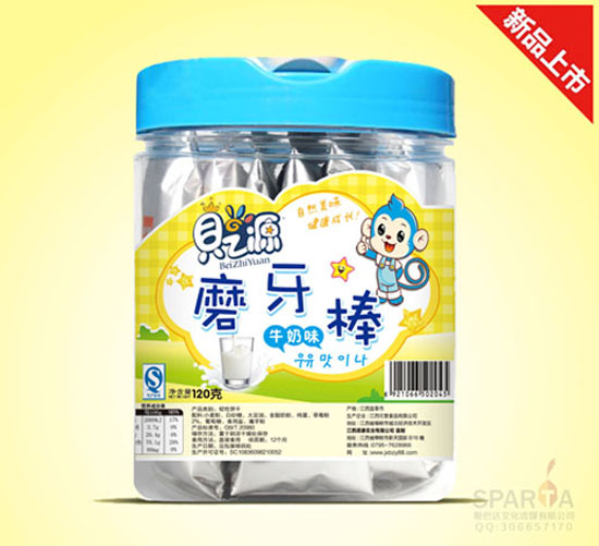 貝之源磨牙棒牛奶味