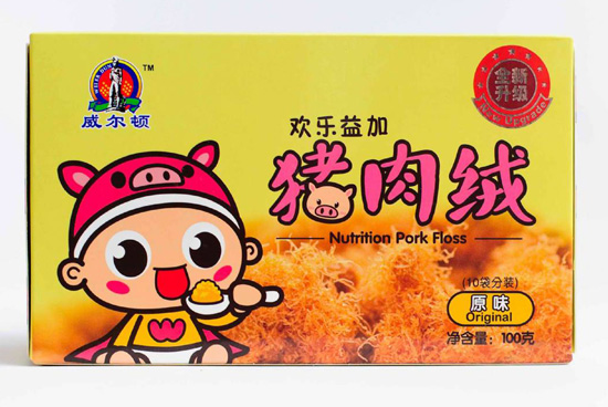 威爾頓100G豬肉原味肉松(盒裝)