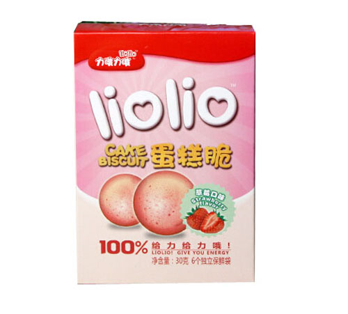 力哦力哦草莓味蛋糕脆