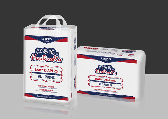 好多酷360度貼身環(huán)抱大腰圍嬰兒紙尿褲L碼56片