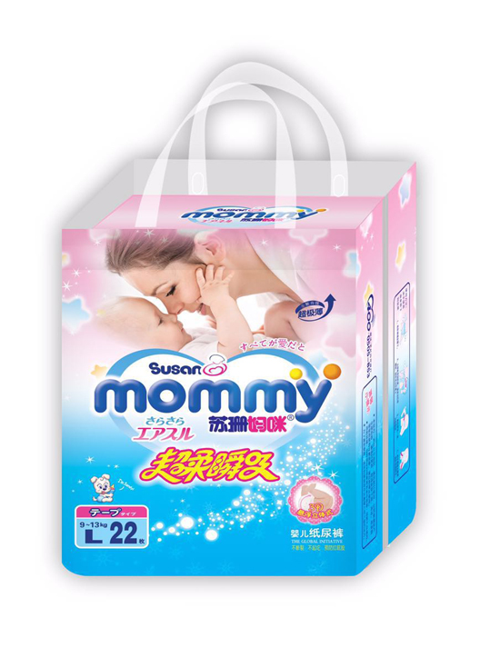 蘇珊媽咪超柔瞬吸嬰兒紙尿褲L碼22片