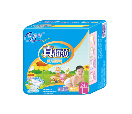 新感覺真超薄嬰兒紙尿褲L碼24片