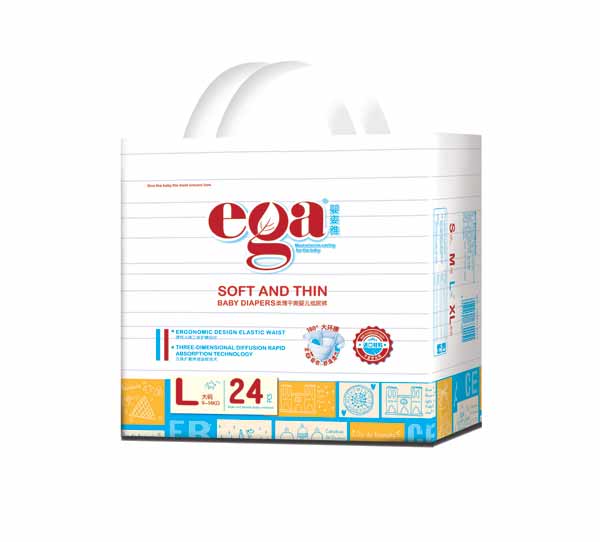 嬰姿雅柔薄干爽嬰兒紙尿褲小包L24片(藍(lán))