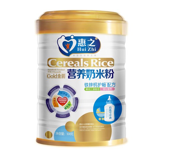 惠之鐵鋅鈣護(hù)腸奶米粉鐵聽