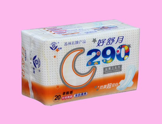 好舒月親膚柔棉290MM絲薄護翼衛(wèi)生巾