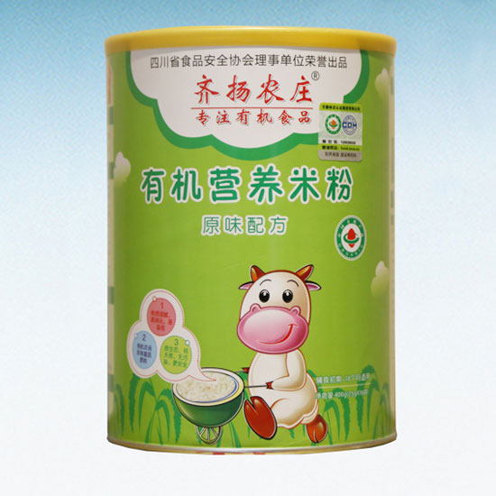 齊揚(yáng)農(nóng)莊有機(jī)營(yíng)養(yǎng)米粉(原味配方)聽(tīng)裝