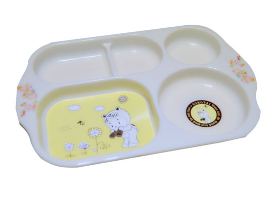 淞泰環(huán)保可降解寶寶兒童餐盤(pán)分5格安全無(wú)毒