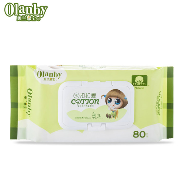 奧蘭恩寶扣扣愛嬰兒純棉手口濕巾
