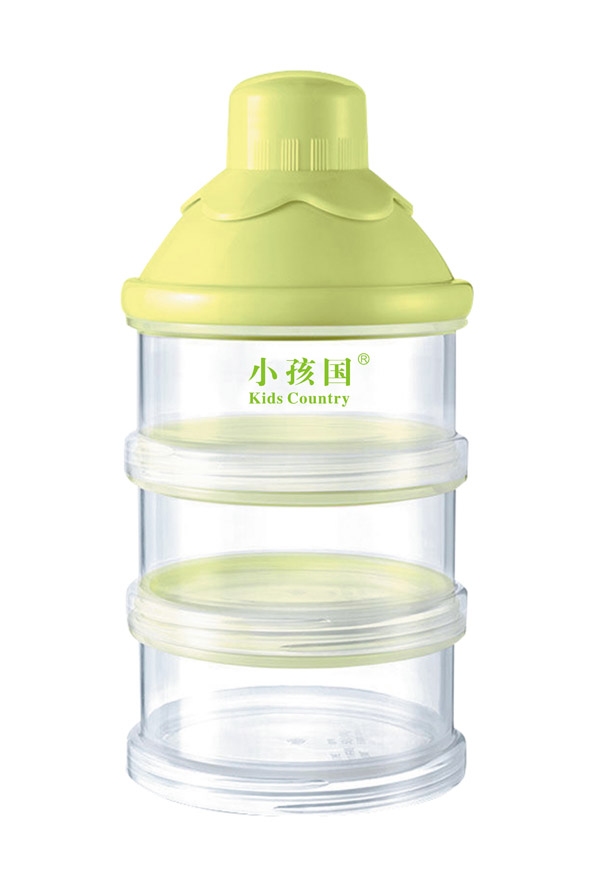 小孩國帶格片普通三層奶粉盒