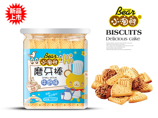 小淘熊磨牙棒-牛奶味