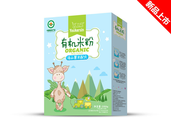 優(yōu)可欣淮山薏米有機米粉盒裝