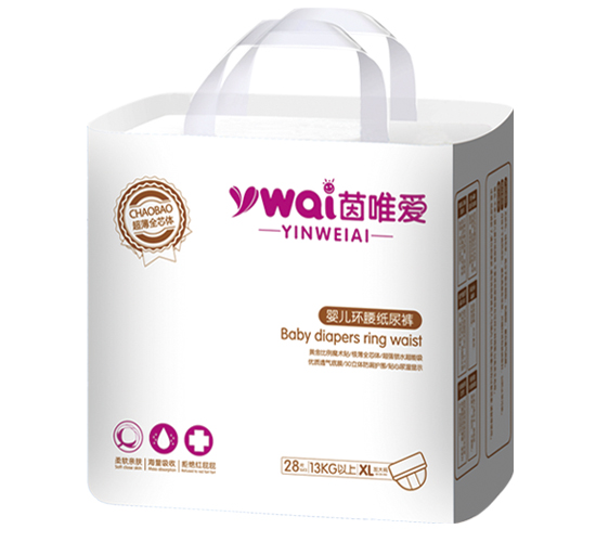 茵唯愛嬰兒環(huán)腰紙尿褲XL28