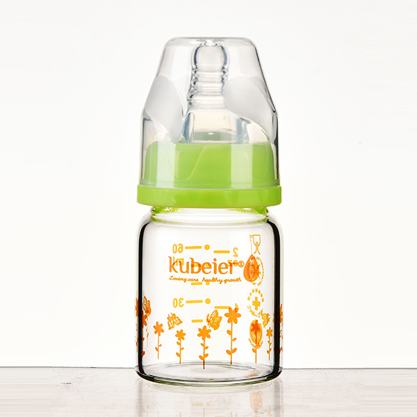 酷貝兒二安標(biāo)口高硼硅玻璃奶瓶(60ml)