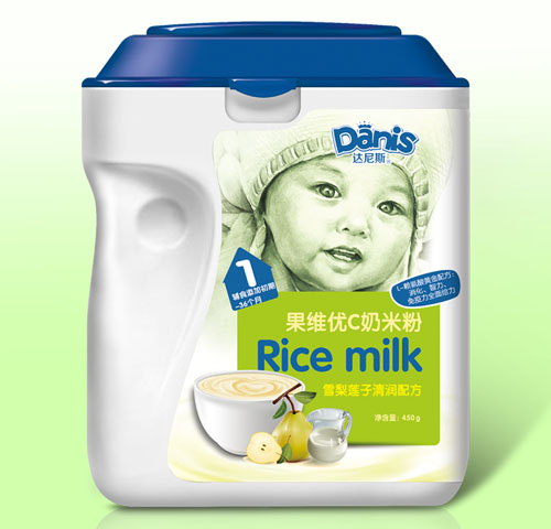 達尼斯雪梨蓮子果維優(yōu)C奶米粉1段