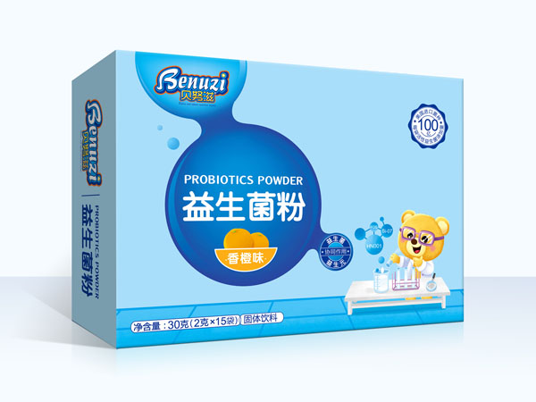 貝努滋益生菌粉香橙味