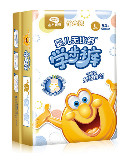 布布寶貝鉑金裝嬰兒學步褲L豎向