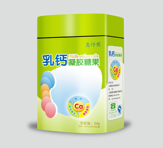 惠仔熊QS乳鈣膠丸30粒(鐵盒)