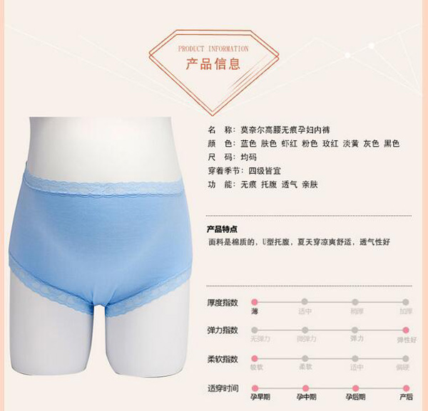 哇愛 孕婦可調(diào)節(jié)純棉托腹大碼內(nèi)褲產(chǎn)品信息.jpg