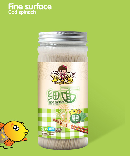 童小蠻鱈魚菠菜細(xì)面