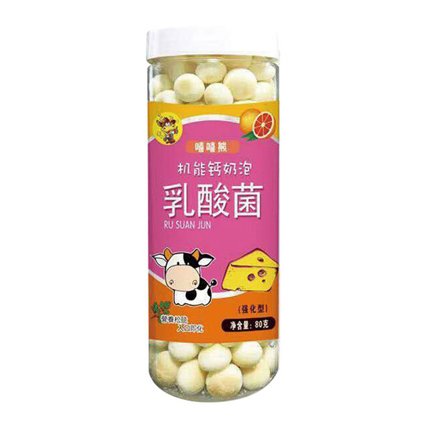嘻嘻熊80克機能鈣奶泡(乳酸菌)