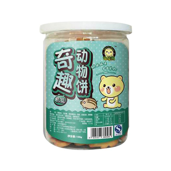 嘻嘻熊155克奇趣動(dòng)物餅