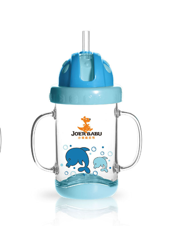 小袋鼠巴布晶透學(xué)飲杯260ml藍色.jpg 小袋鼠巴布晶透學(xué)飲杯260ml藍色.jpg