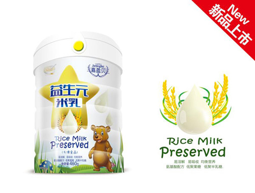 嘉盈貝益生元米乳