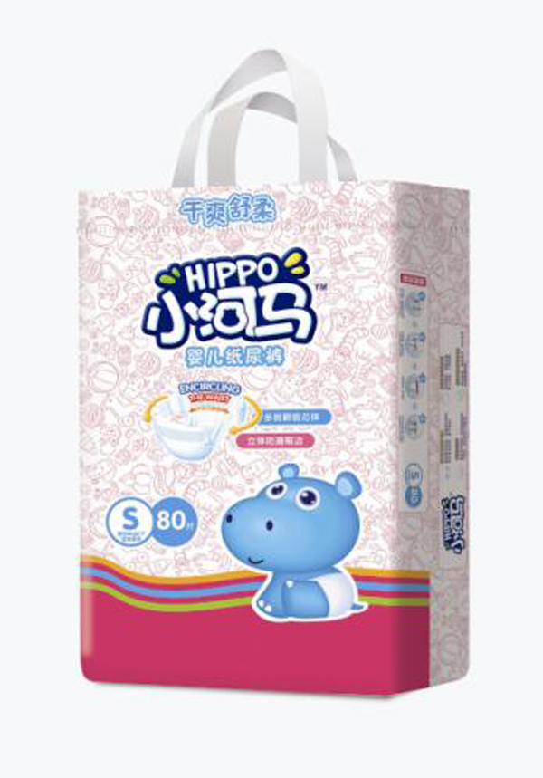 小河馬紙尿褲大包S80