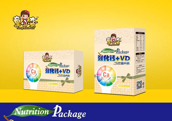 童小蠻強化鈣+VD營養(yǎng)素盒裝