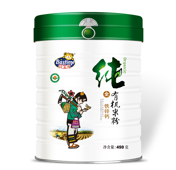 貝生元純有機(jī)鐵鋅鈣米粉系列(聽(tīng)裝)