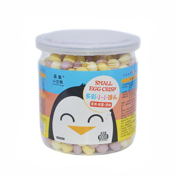 南極小企鵝多彩小小饅頭蛋黃+紫薯+原味100g